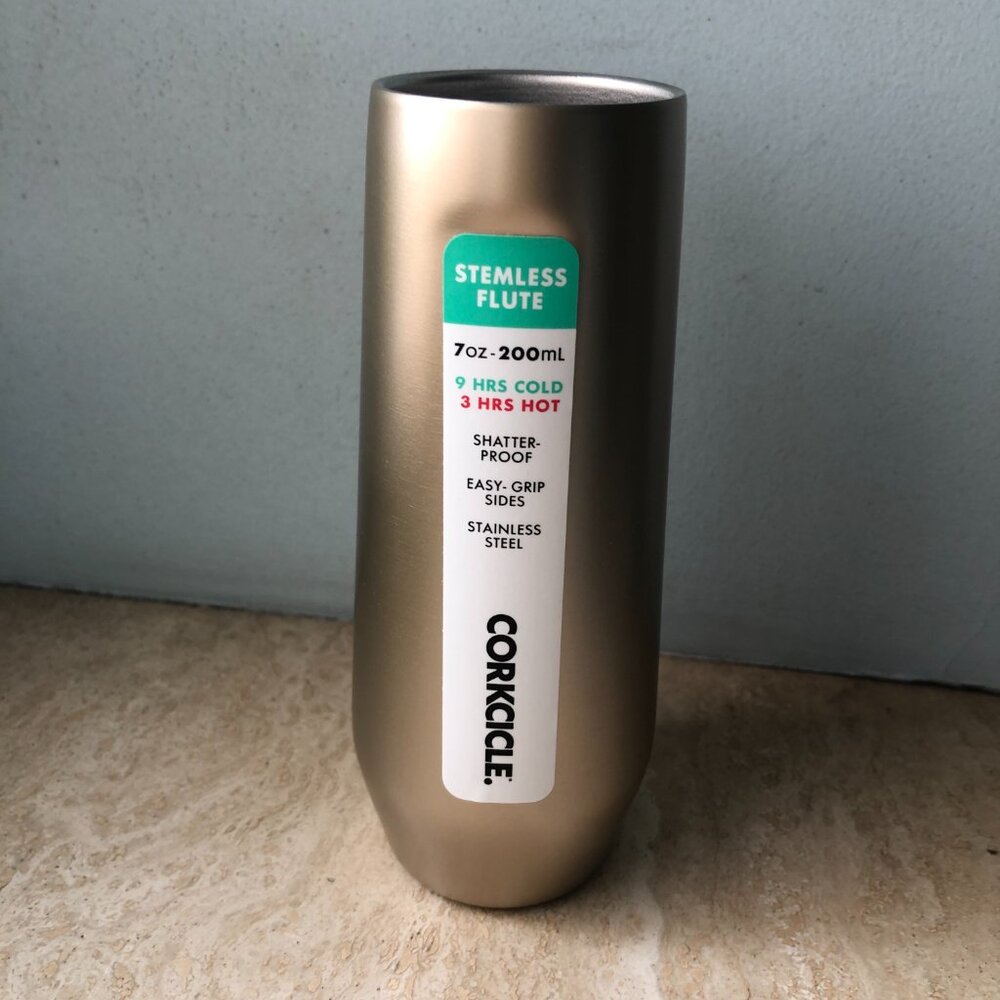 CORKCICLE Stemless Flute - Brand New!